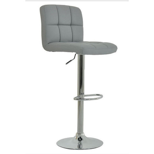 Grey PU Height adjustable Barstool