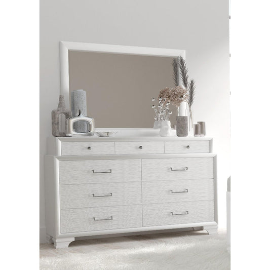 Jordyn (White) Dresser and Mirror
