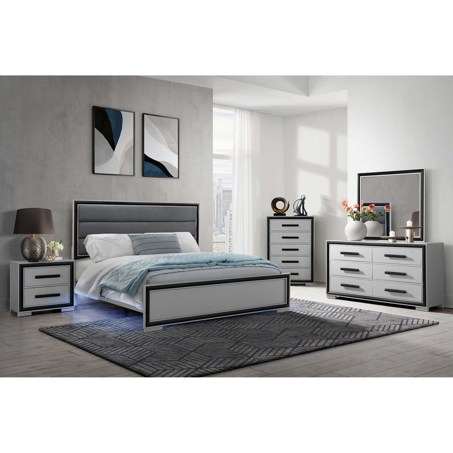 Amelia King 6pc Bedroom Set
