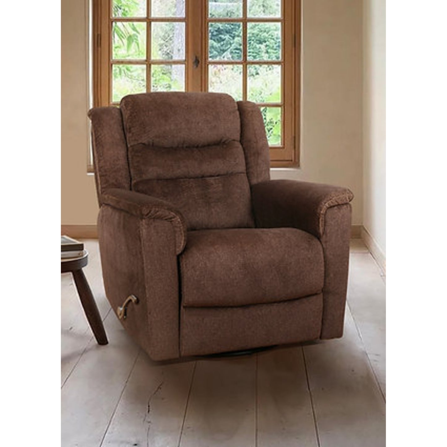 Brown Fabric Recliner Chair IF 6346