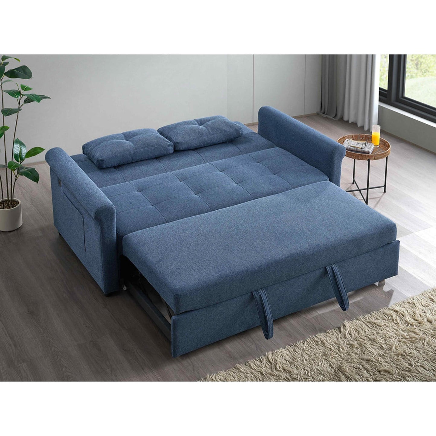 Sofabed IF 9045 (64") - Grey / Blue