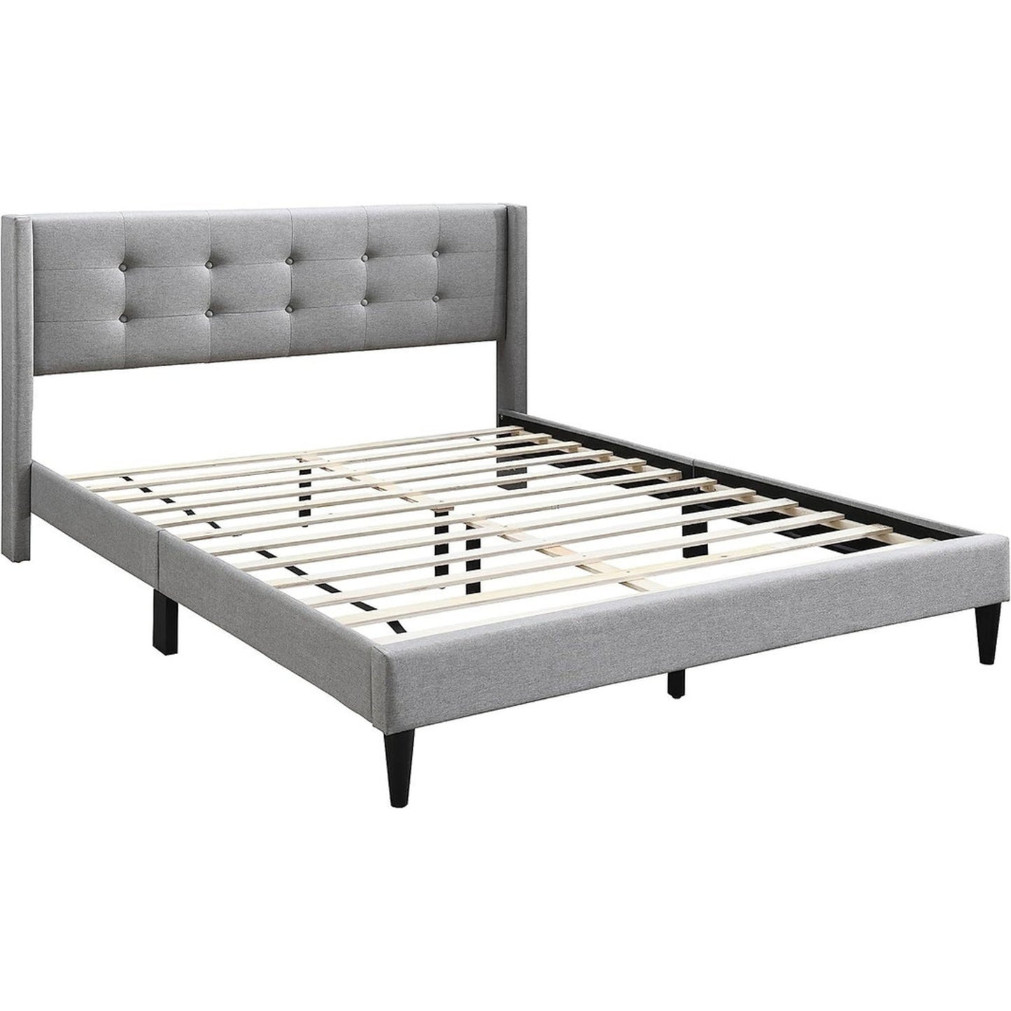 Button Tufting Platform Bed IF 5270