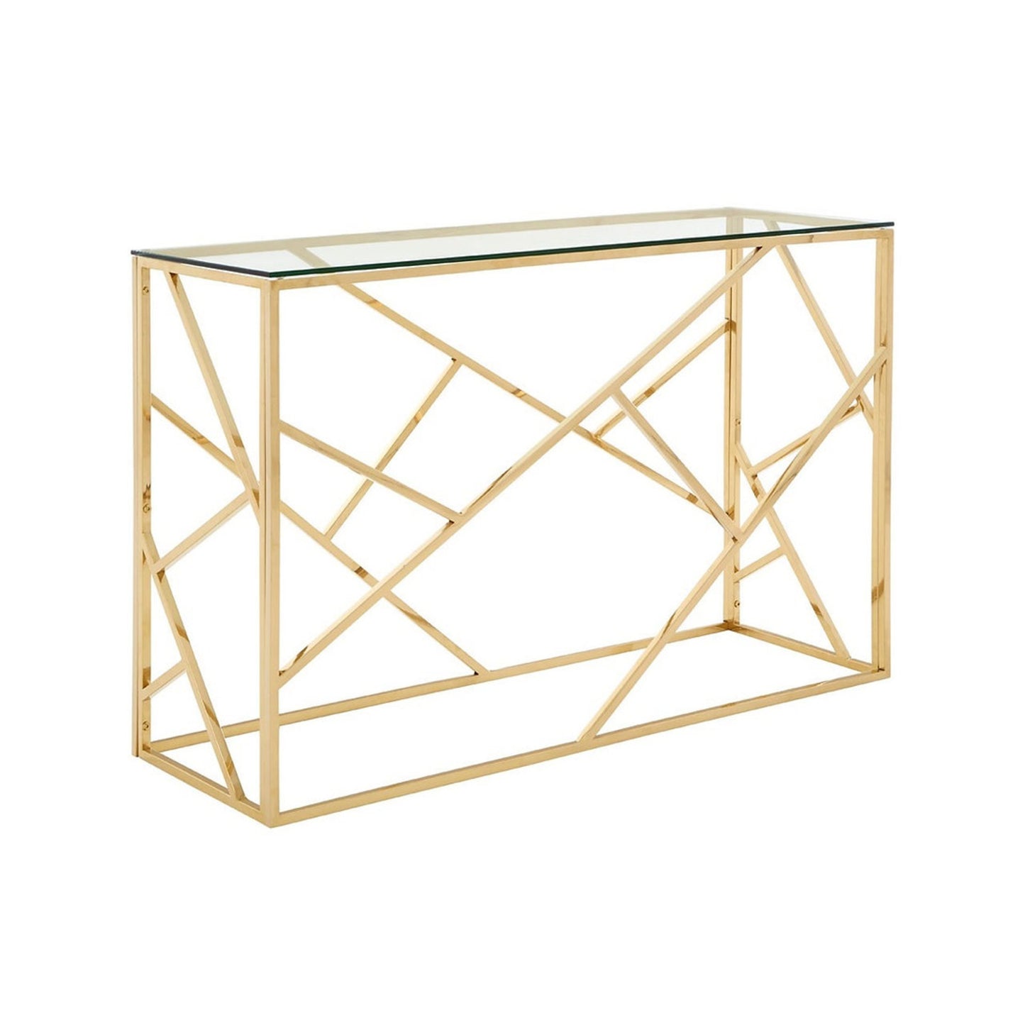 Gold Frame 3pc Coffee Table Set IF 2340