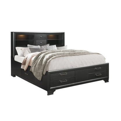 Ava - Jordyn  Double/ Queen 6pc Bedroom Set (Grey)