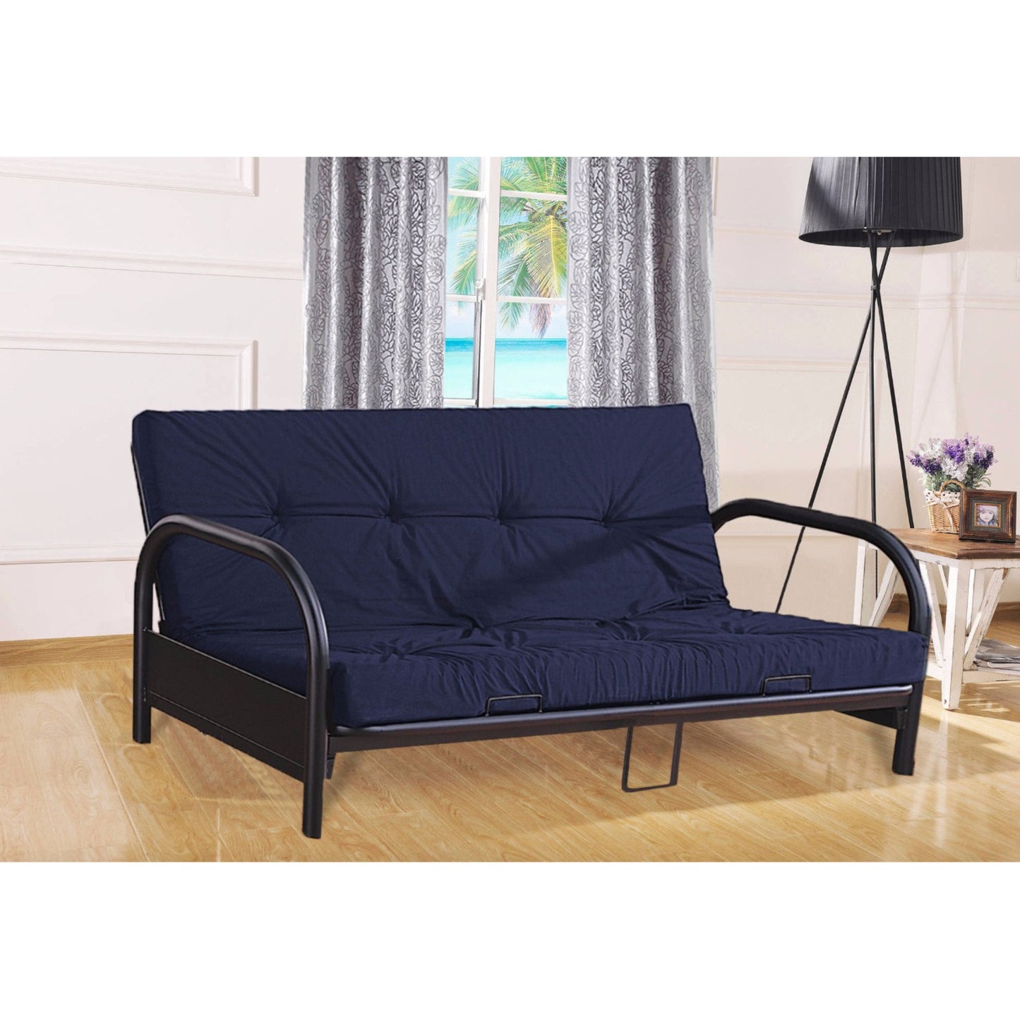 Black Metal Futon Frame