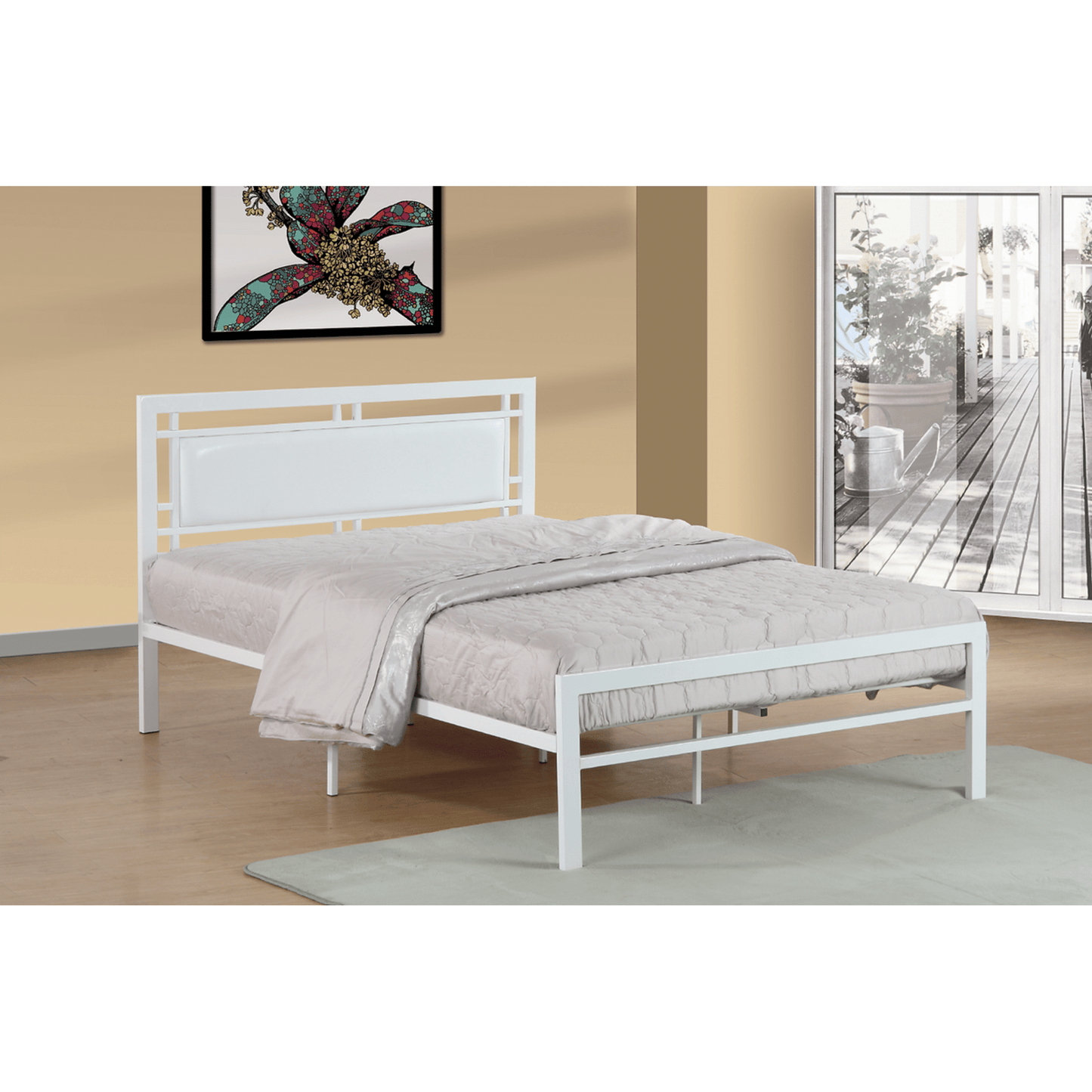 Full Metal Bed IF 141 - Black / White