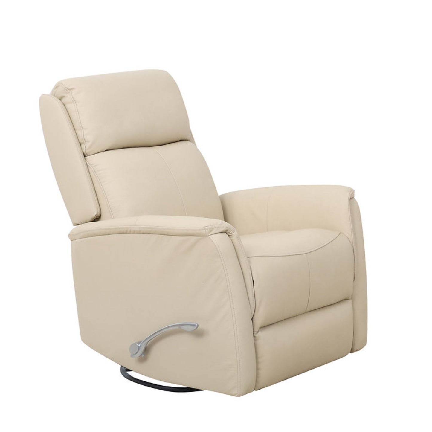IF-6384 Leather Match Rocker Recliner - Ivory