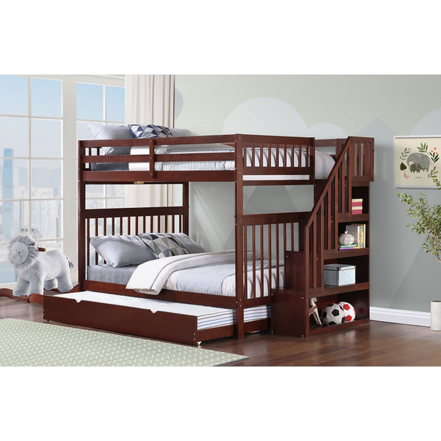 Full/Full Bunk Bed IF 1857