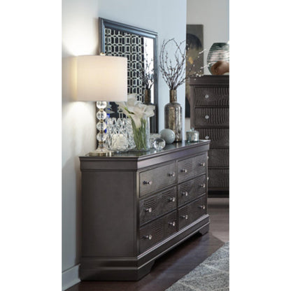Pompei (Grey) Dresser and Mirror