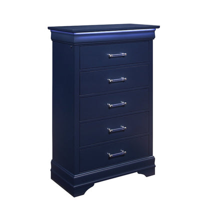 Hazel 'Charlie Blue' 8 Pc Bedroom Set