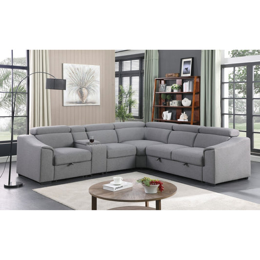 Sectional Sofa Bed B 75652