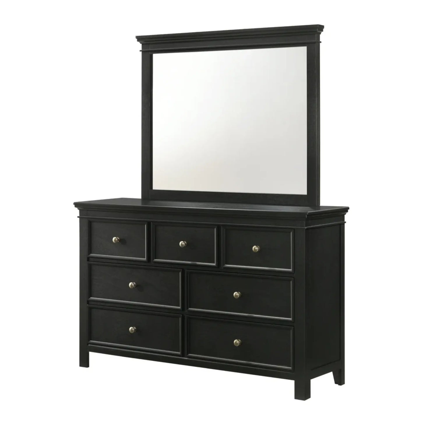 Camden Double / Queen 6pc Bedroom Set B511 - Black, Grey, White, Antique White