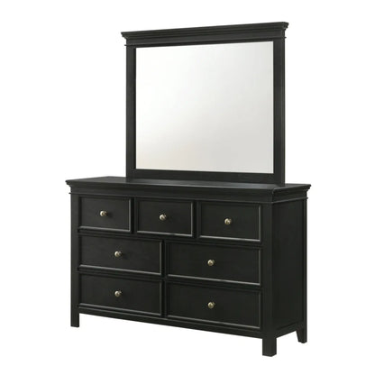 Camden Double / Queen 6pc Bedroom Set B511 - Black, Grey, White, Antique White