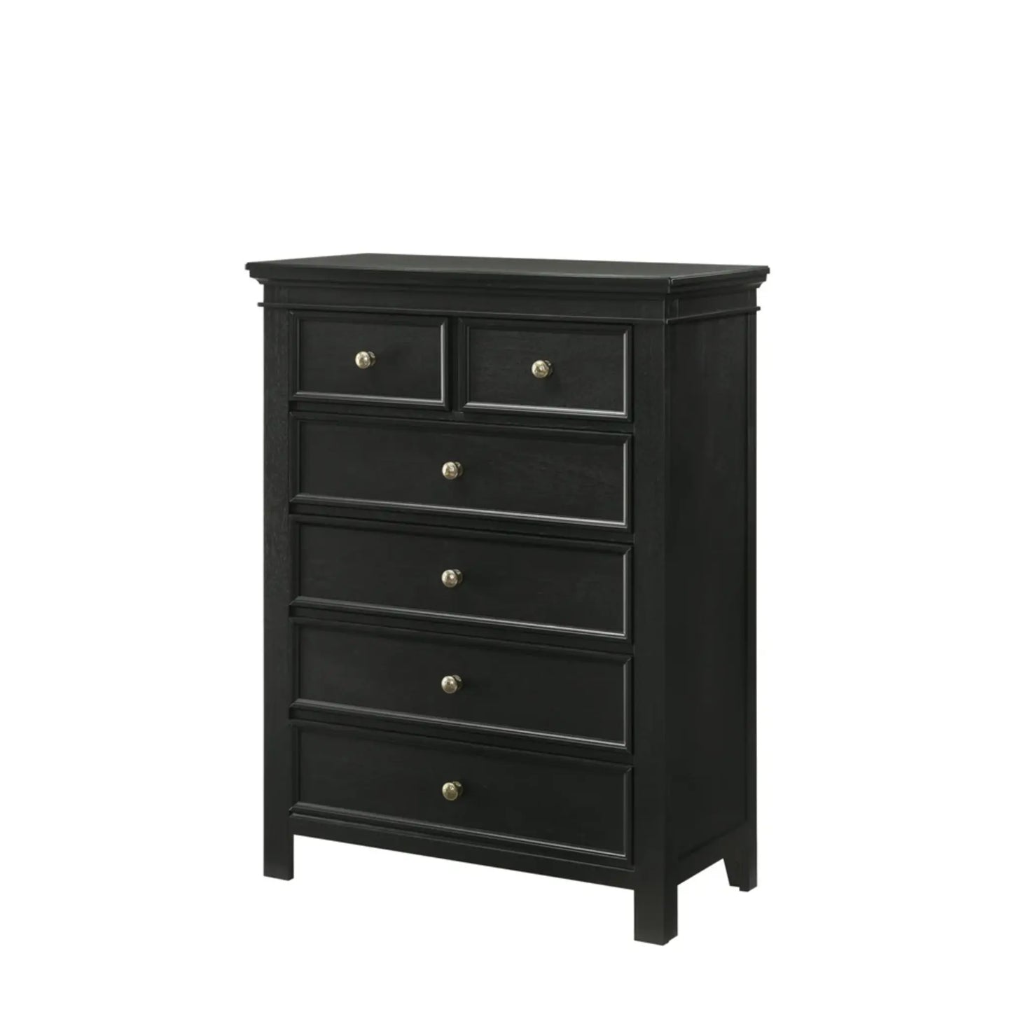 Camden Double / Queen 6pc Bedroom Set B511 - Black, Grey, White, Antique White
