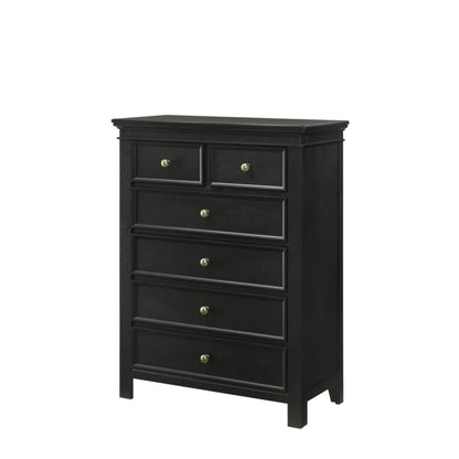 Camden Double / Queen 6pc Bedroom Set B511 - Black, Grey, White, Antique White