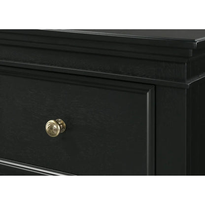 Camden Double / Queen 6pc Bedroom Set B511 - Black, Grey, White, Antique White