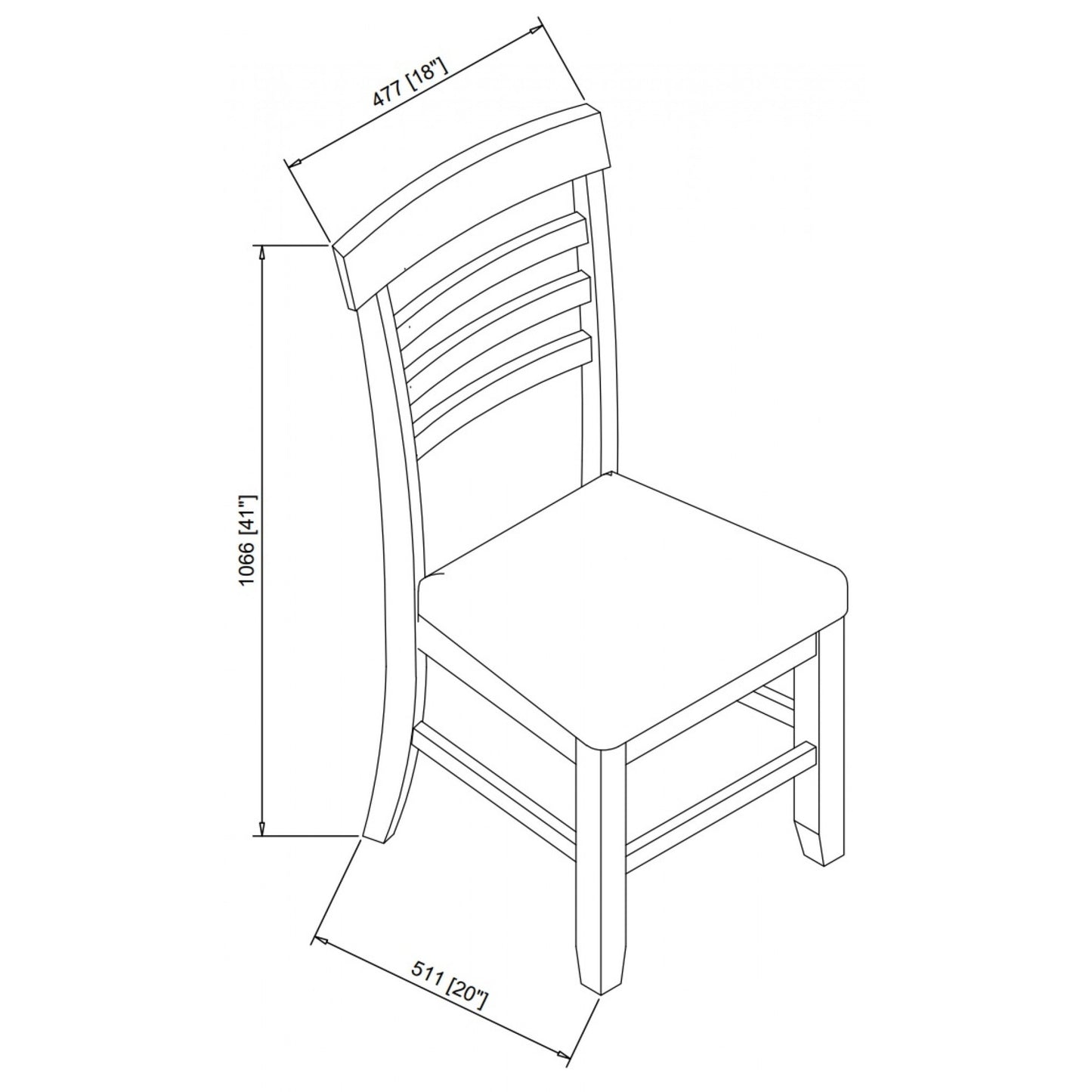 Counter Stool (Set of 2pc) B 270