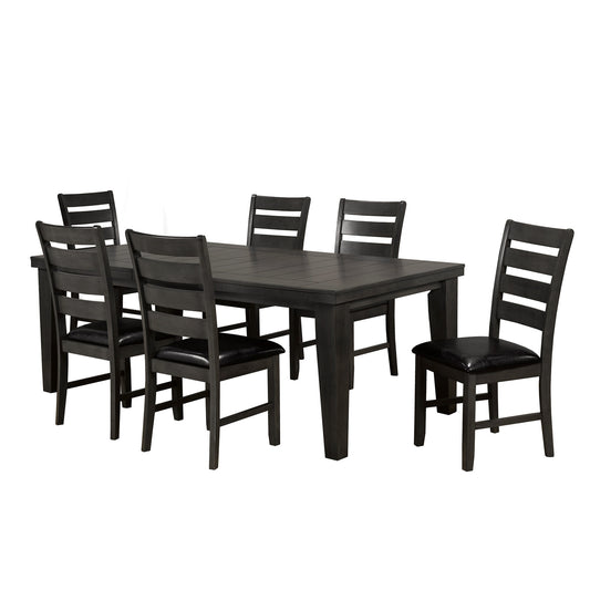 7pc Leaf Dining Set B 679G-82