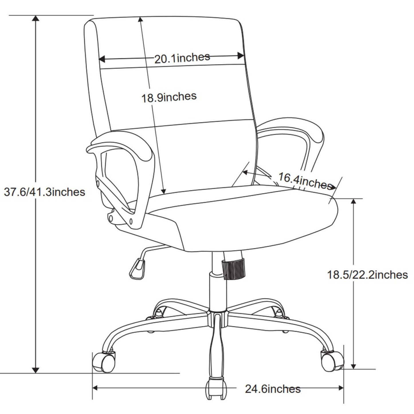 OFFICE CHAIR B- 2642