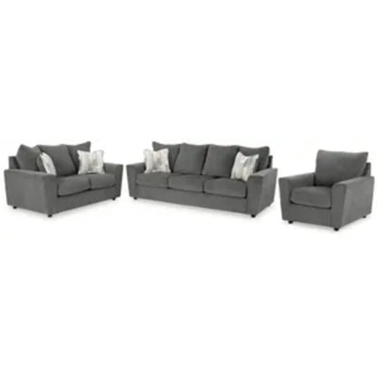 3pc Stairatt  Sofa Set By Ashley