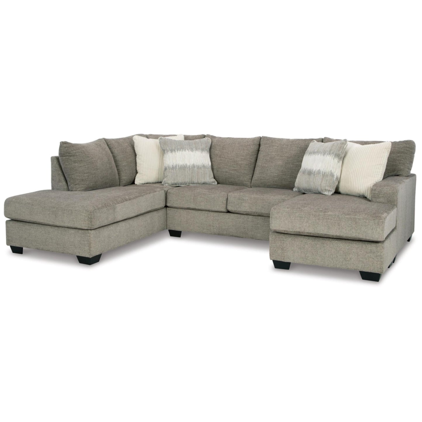 Creswell 2-Piece Sectional with Chaise - Stone