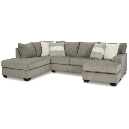 Creswell 2-Piece Sectional with Chaise - Stone
