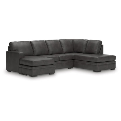 Lofton-Pike 2-Piece Sectional with Chaise - Shadow
