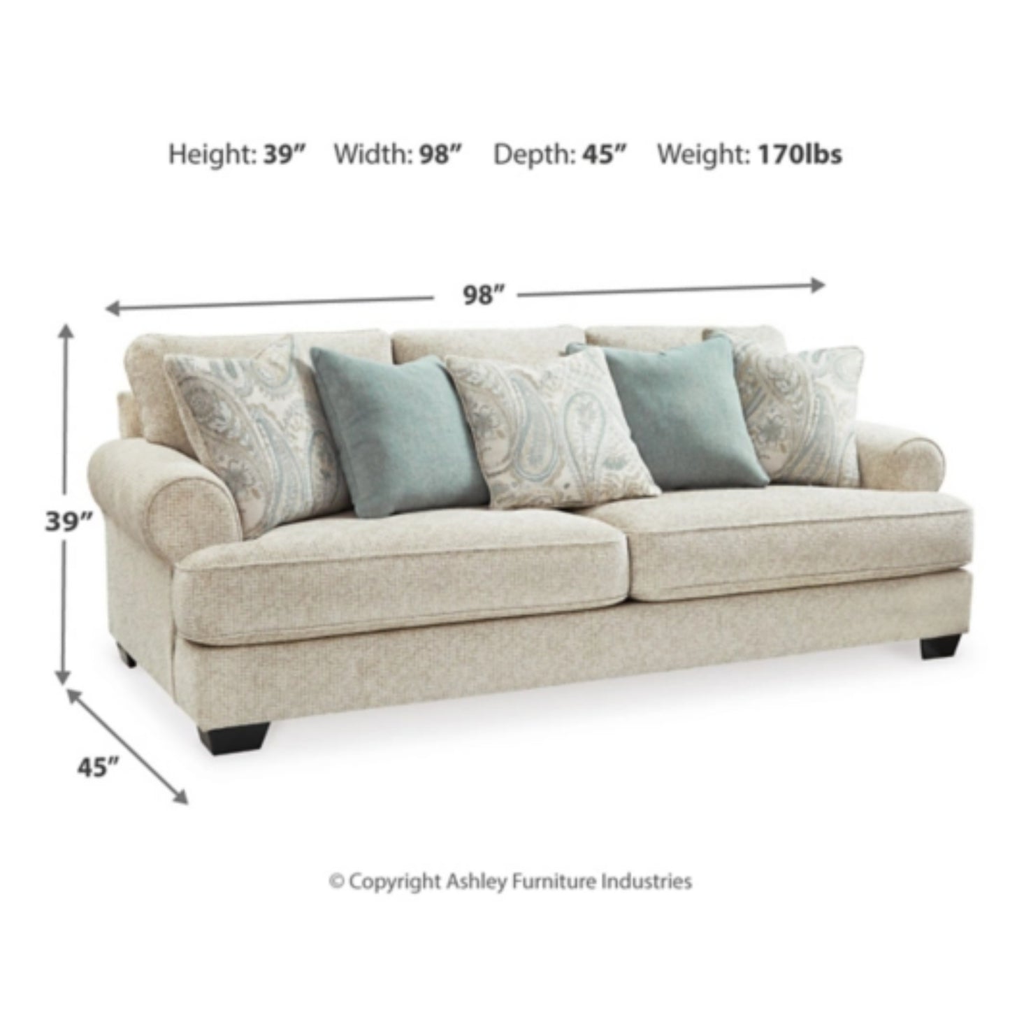 Monaghan Sofa - Sandstone