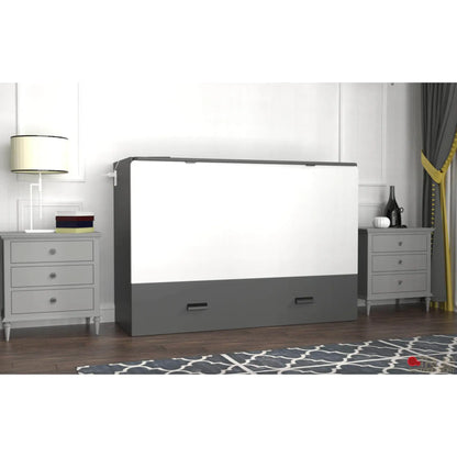 Hyde Murphy Cabinet Bed with 6" Memory Foam Mattress