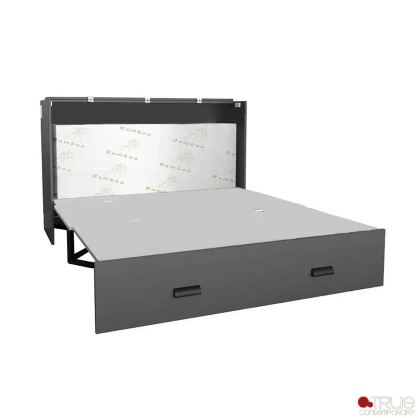 Hyde Murphy Cabinet Bed with 6" Memory Foam Mattress