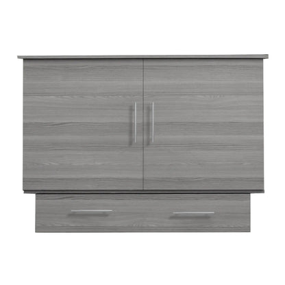 Midtown Cabinet Bed with 5" Queen Size High Density Foam Mattress