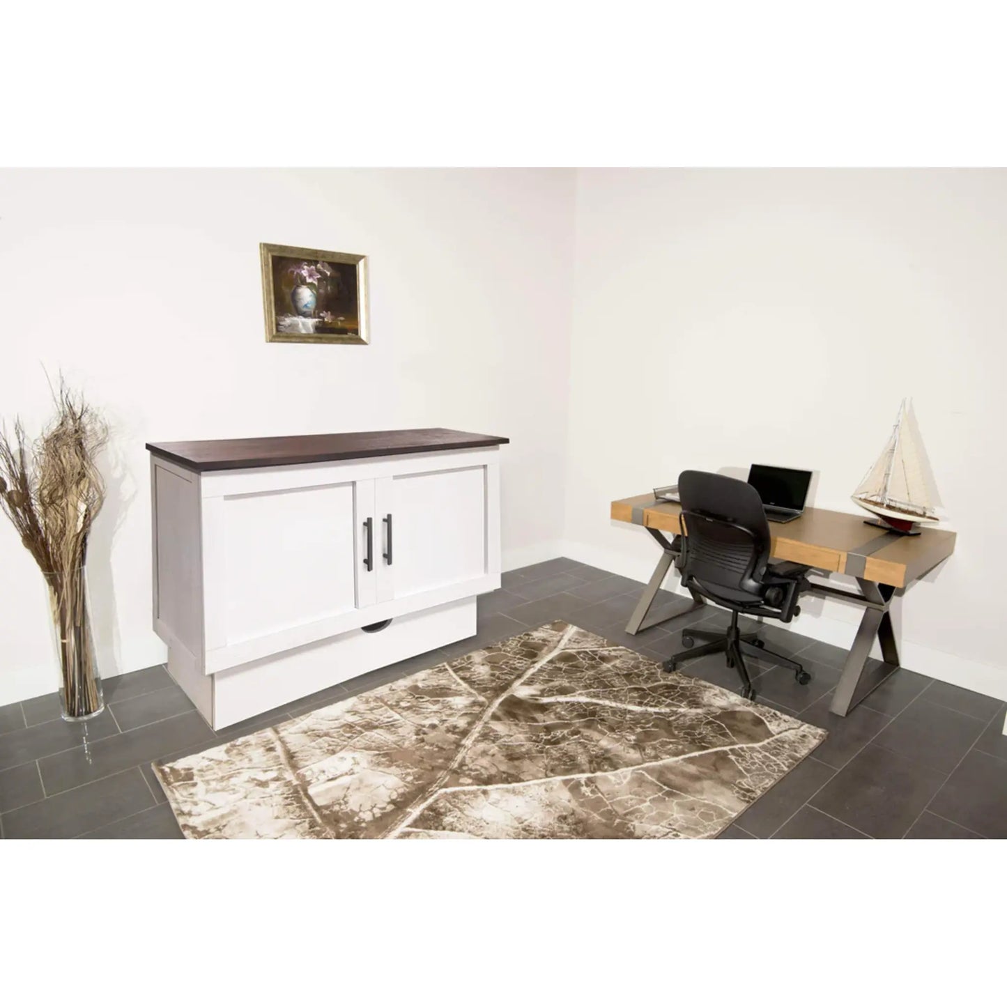 Cape Cod Cabinet Bed with 6" High Density Mattress