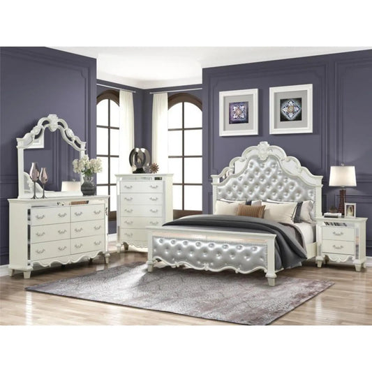 Milan Bedroom Set B1381 (White)