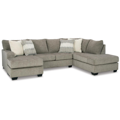Creswell 2-Piece Sectional with Chaise - Stone
