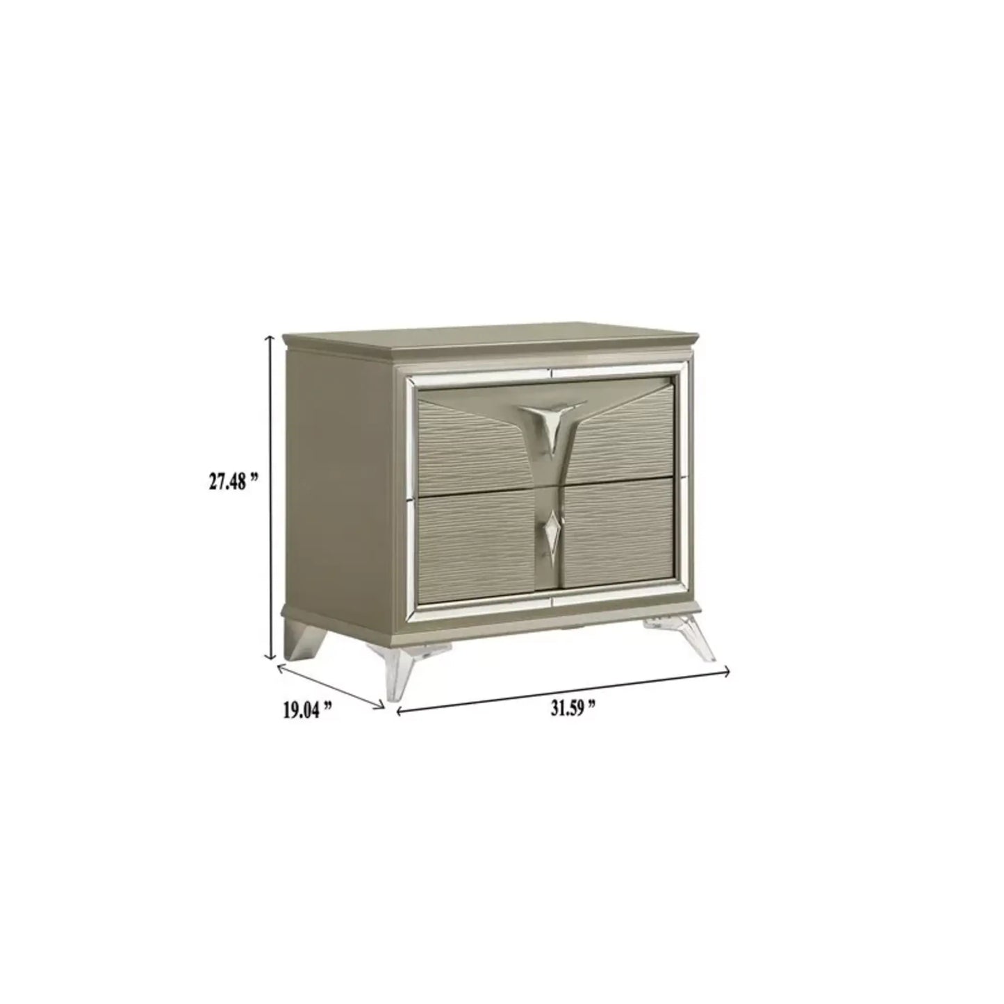 Samantha Bedroom Set B1591 (Olive Silver)