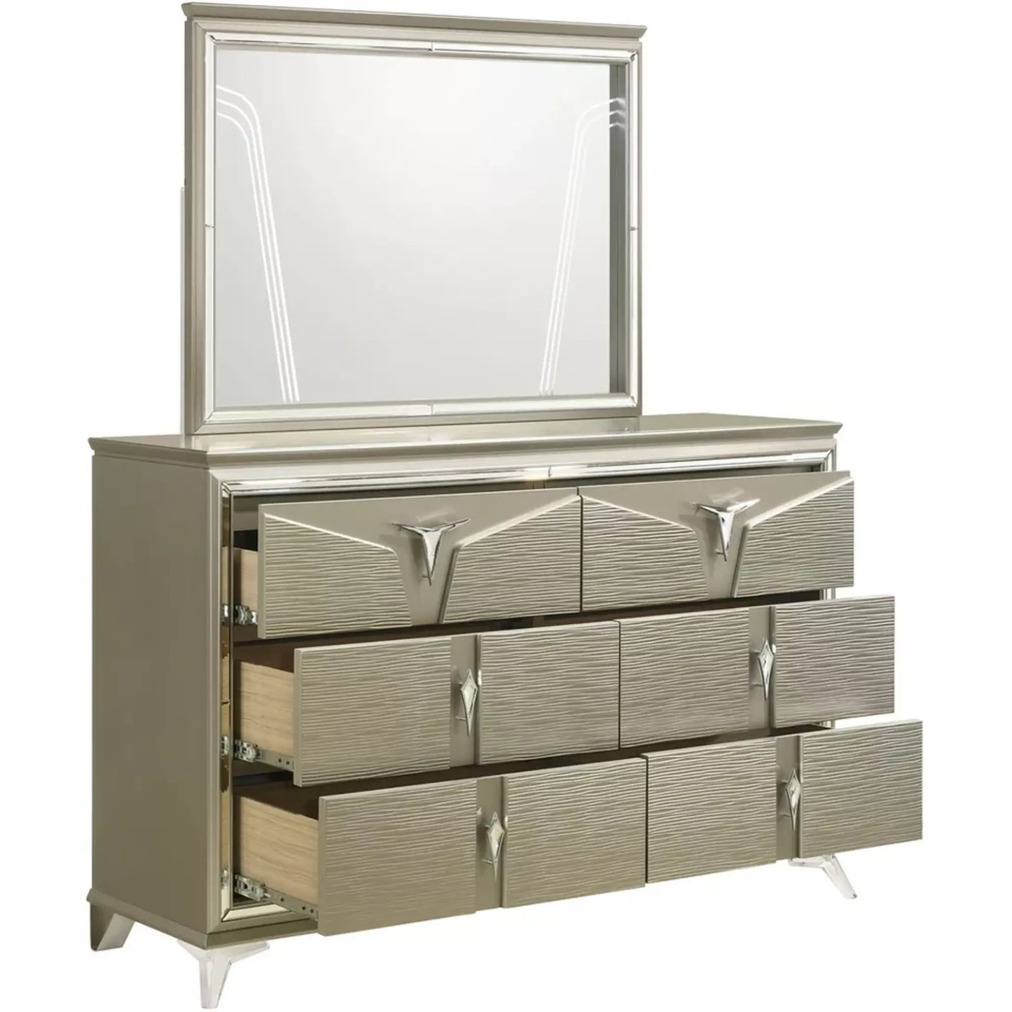 Samantha Bedroom Set B1591 (Olive Silver)