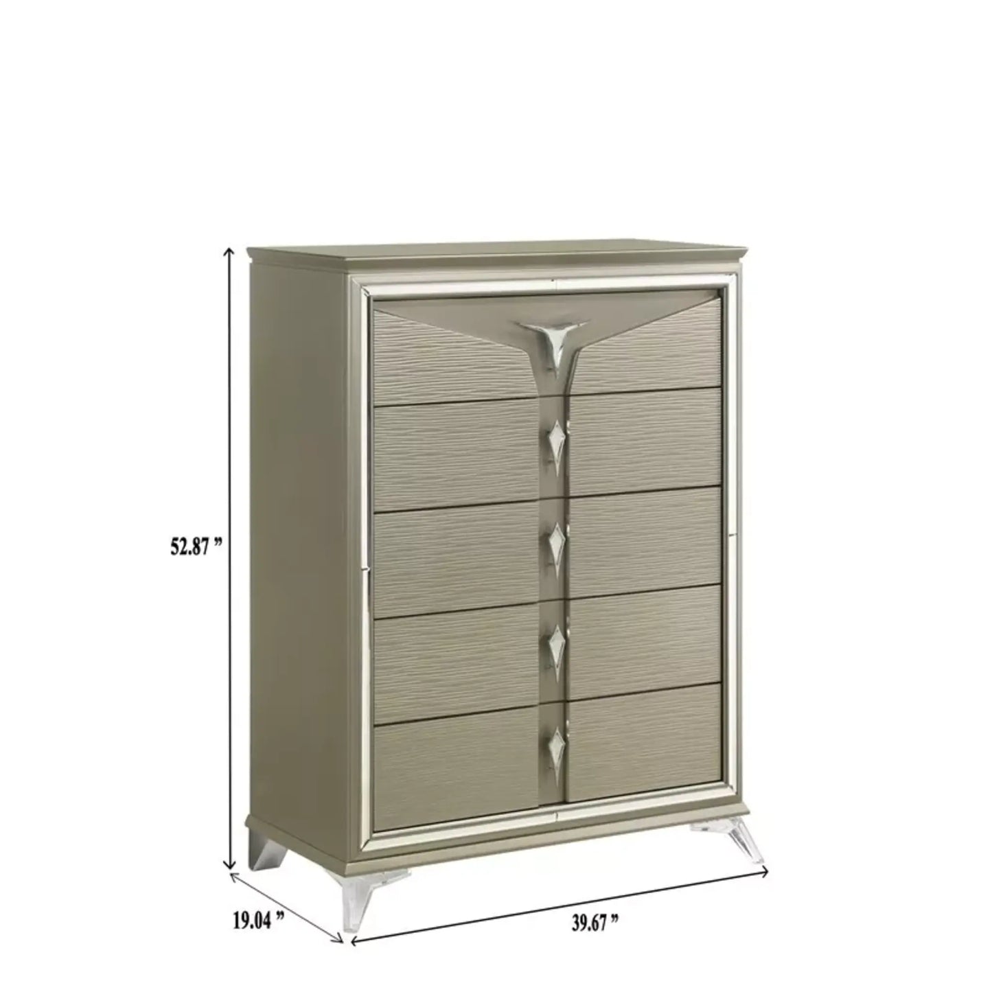 Samantha Bedroom Set B1591 (Olive Silver)