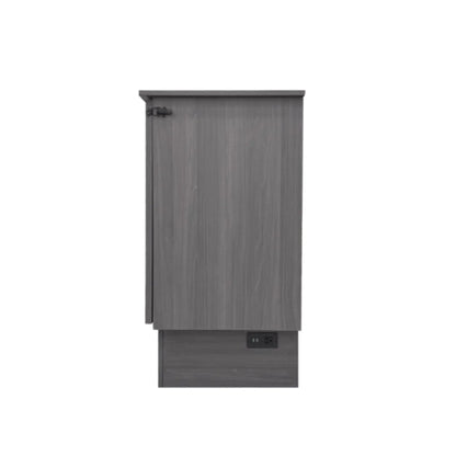 Midtown Cabinet Bed with 5" Queen Size High Density Foam Mattress