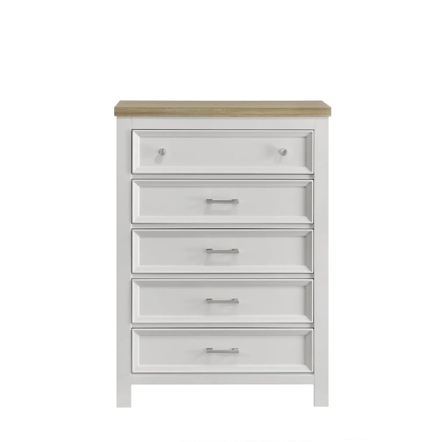Cambridge King  6pc Bedroom Set - B127 - White / Black