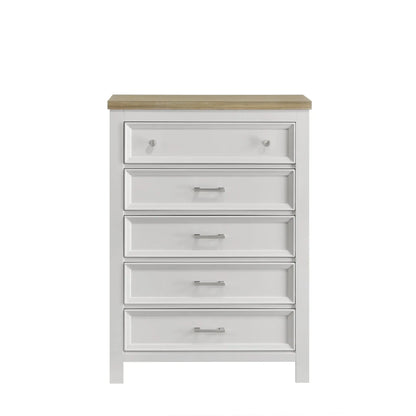 Cambridge King  6pc Bedroom Set - B127 - White / Black