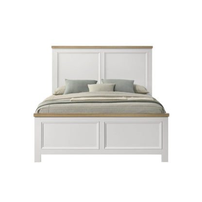 Cambridge Platform Full Bed B 127  - White / Black