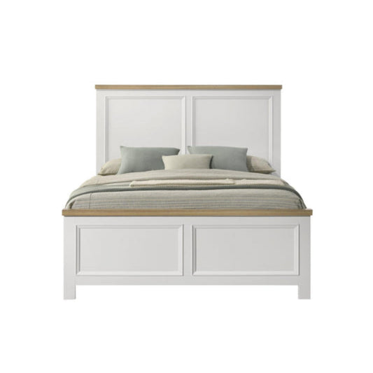 Cambridge Platform Full Bed B 127  - White / Black