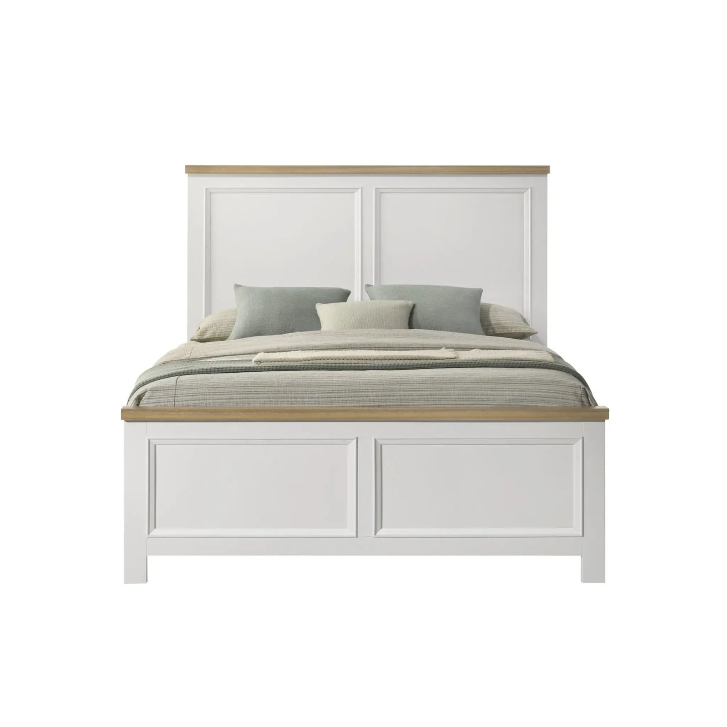 Cambridge King  6pc Bedroom Set - B127 - White / Black