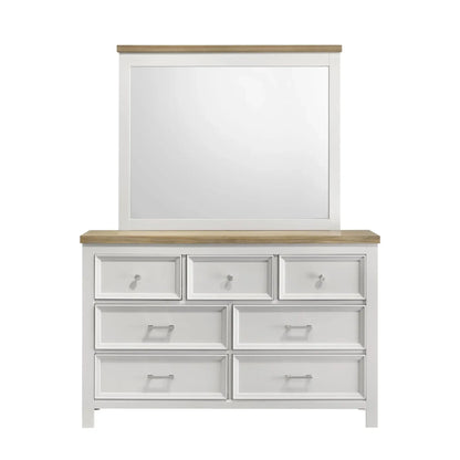 Cambridge King  6pc Bedroom Set - B127 - White / Black